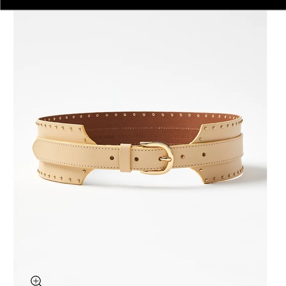 LOFT Accessories - Loft studded belt almondine size M/L